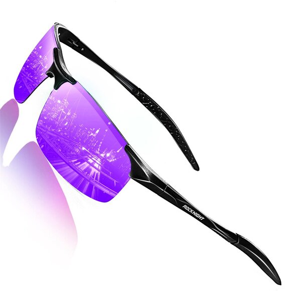 HD Polarized UV400 Sunglasses Lightweight Al-Mg Frame Driving Golf Fishing